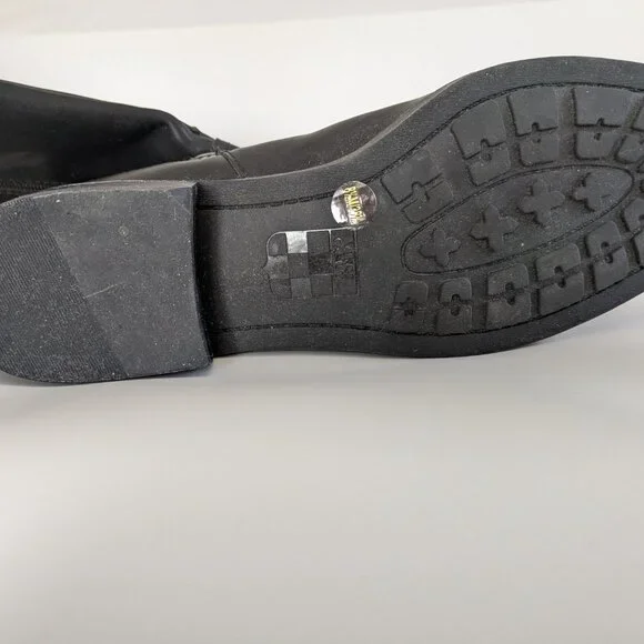 VINCE CAMUTO  Two-tone Riding Boots - Picture 4 of 5